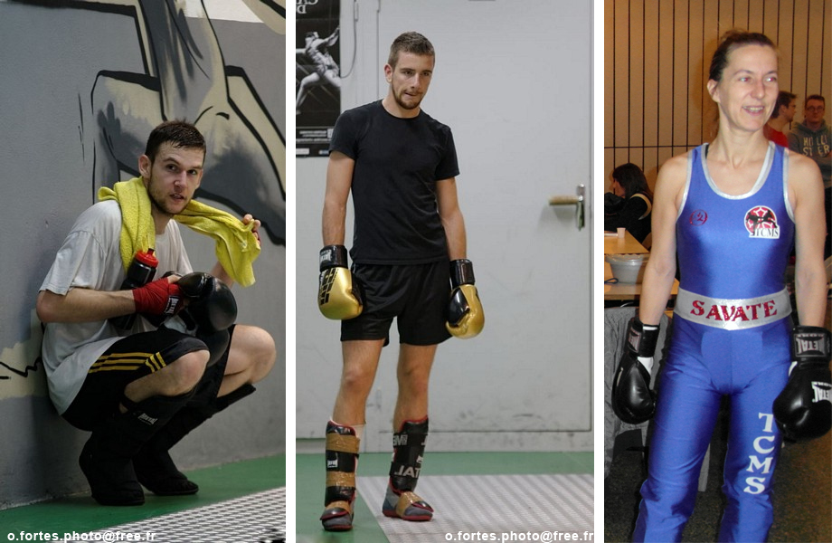 Beau comportement de nos boxeurs !